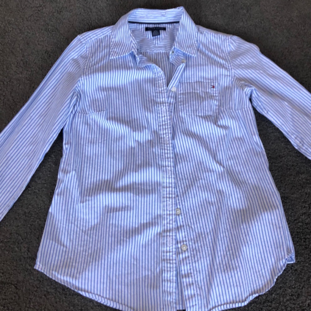 tommy hilfiger cotton oxford shirt WORN ONCE